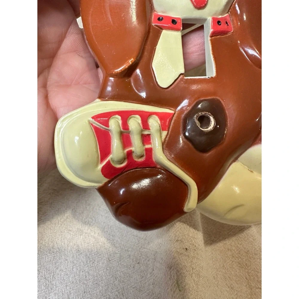 Vintage 1975 Puppy Light Switch Plate by The First Years